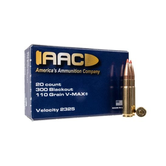 Aac 300 Blackout Ammo 110 Grain V-max