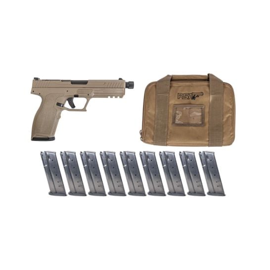Psa 5.7 Rock Complete Optics Ready Pistol With Threaded Barrel, Flat Dark Earth