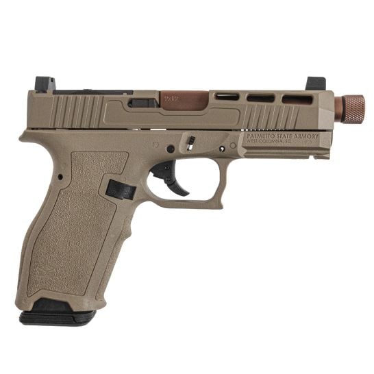 PSA Dagger Full Size Pistol with Copper Barrel, Flat Dark Earth