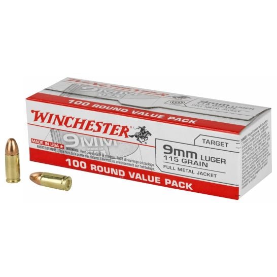 Winchester 115gr FMJ 9mm