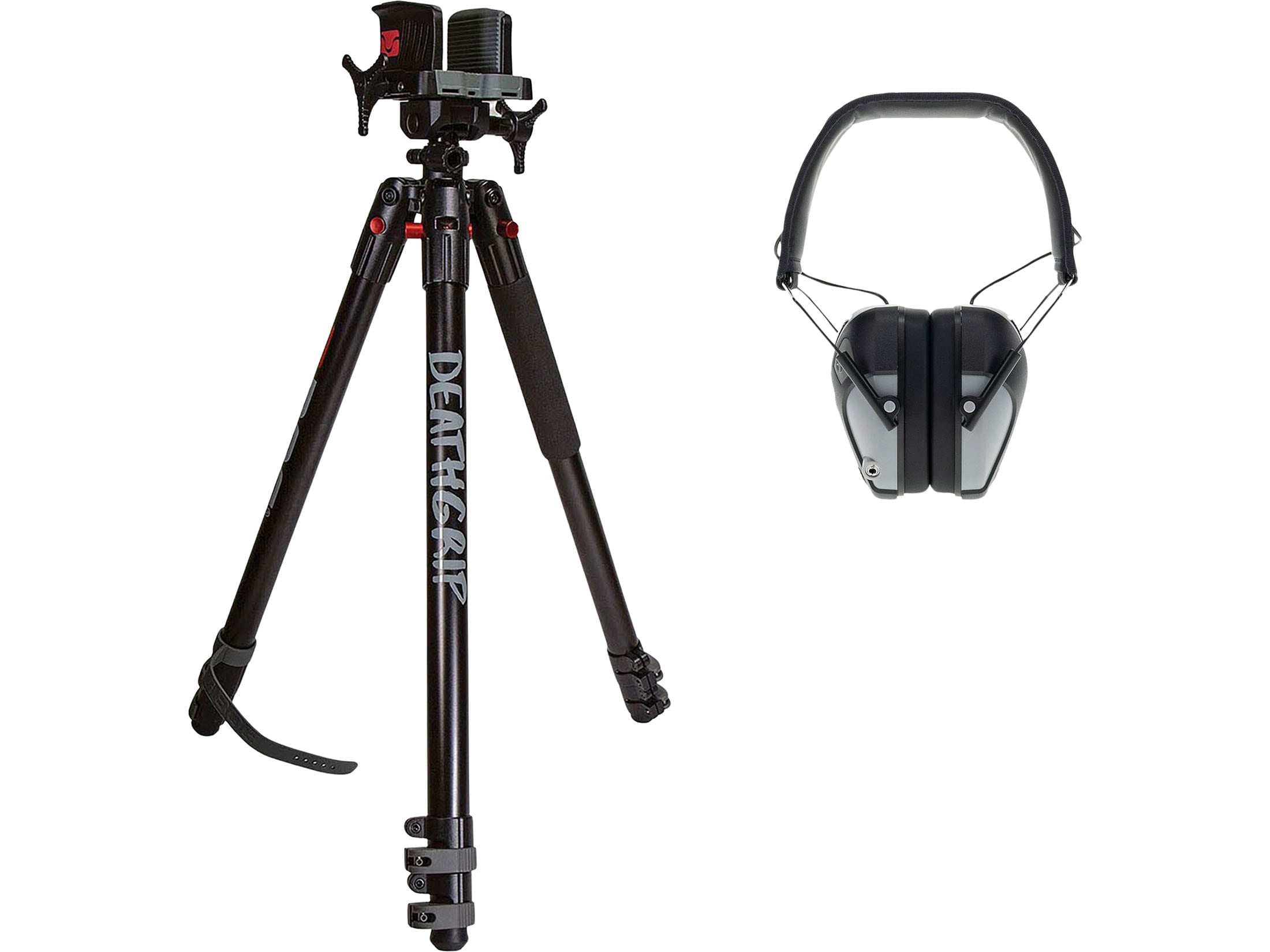Bog Deathgrip Shooting Tripod E-max Pro Earmuffs