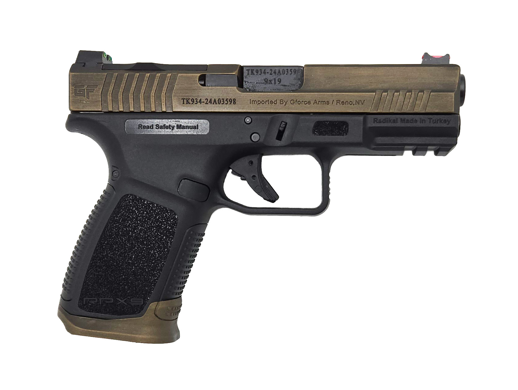 Gforce Arms Rpx9 Exodus 9mm Pistol