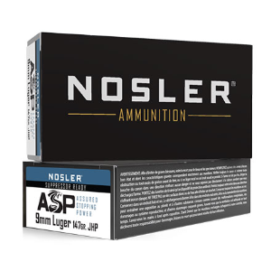 Nosler 9mm Luger 147 Grain Match Grade Jacketed Hollow Point
