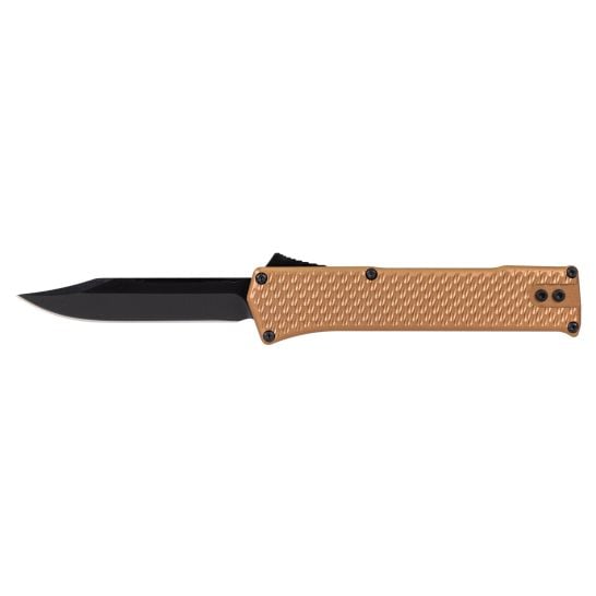 Kronos Quickdraw Compact Otf Knife, Bronze