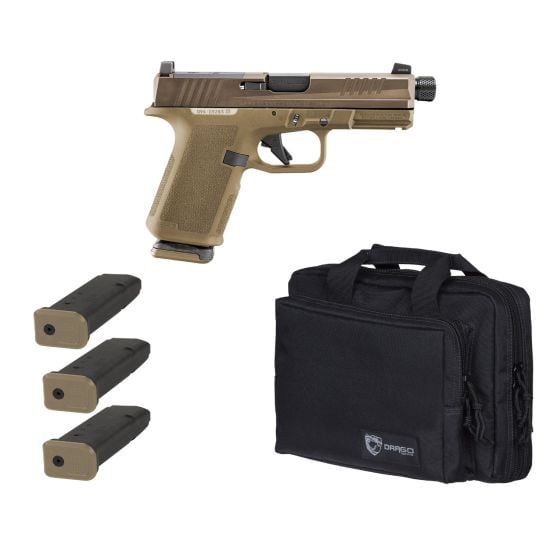Ruger Rxm Tactical 4" Threaded 9mm Pistol - 19400-tacpac