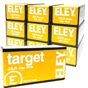 Eley Target 22lr 40 Grain Round Nose Brick