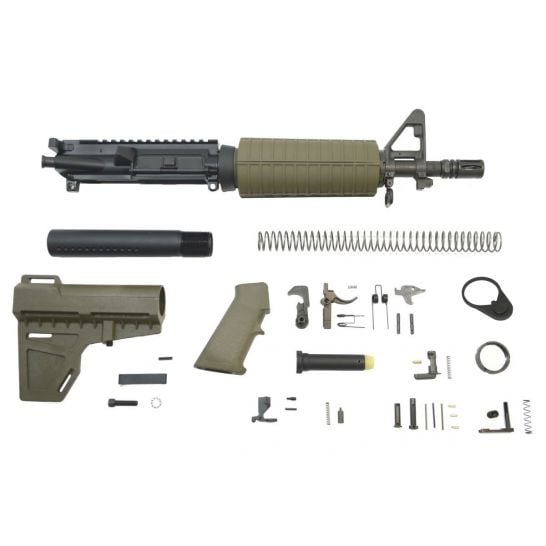 Psa 10.5" 5.56 Nato Classic Shockwave Pistol Kit, Olive Drab Green