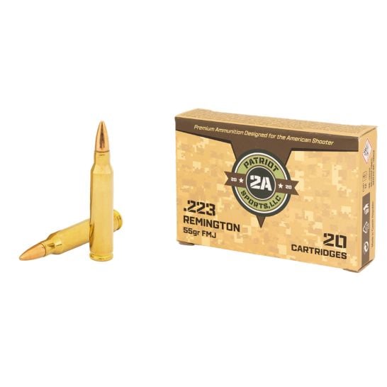 Patriot Sports Llc .223 Remington 55gr. Fmj Ammo