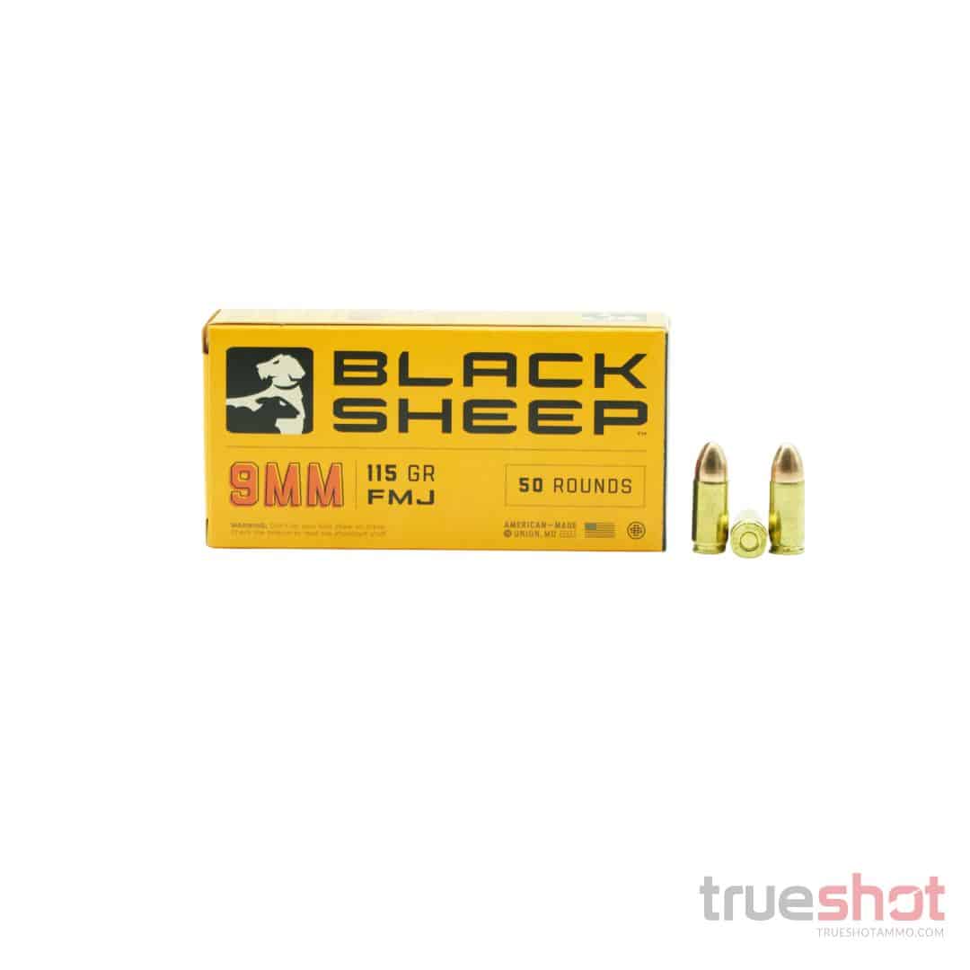 Black Sheep 9mm 115 Grain Fmj Ammo