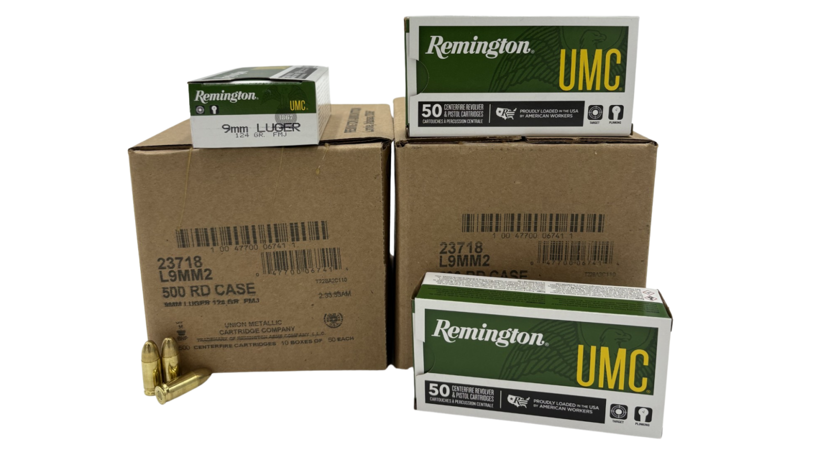 Remington Umc 9mm Full Metal Jacket Ammunition