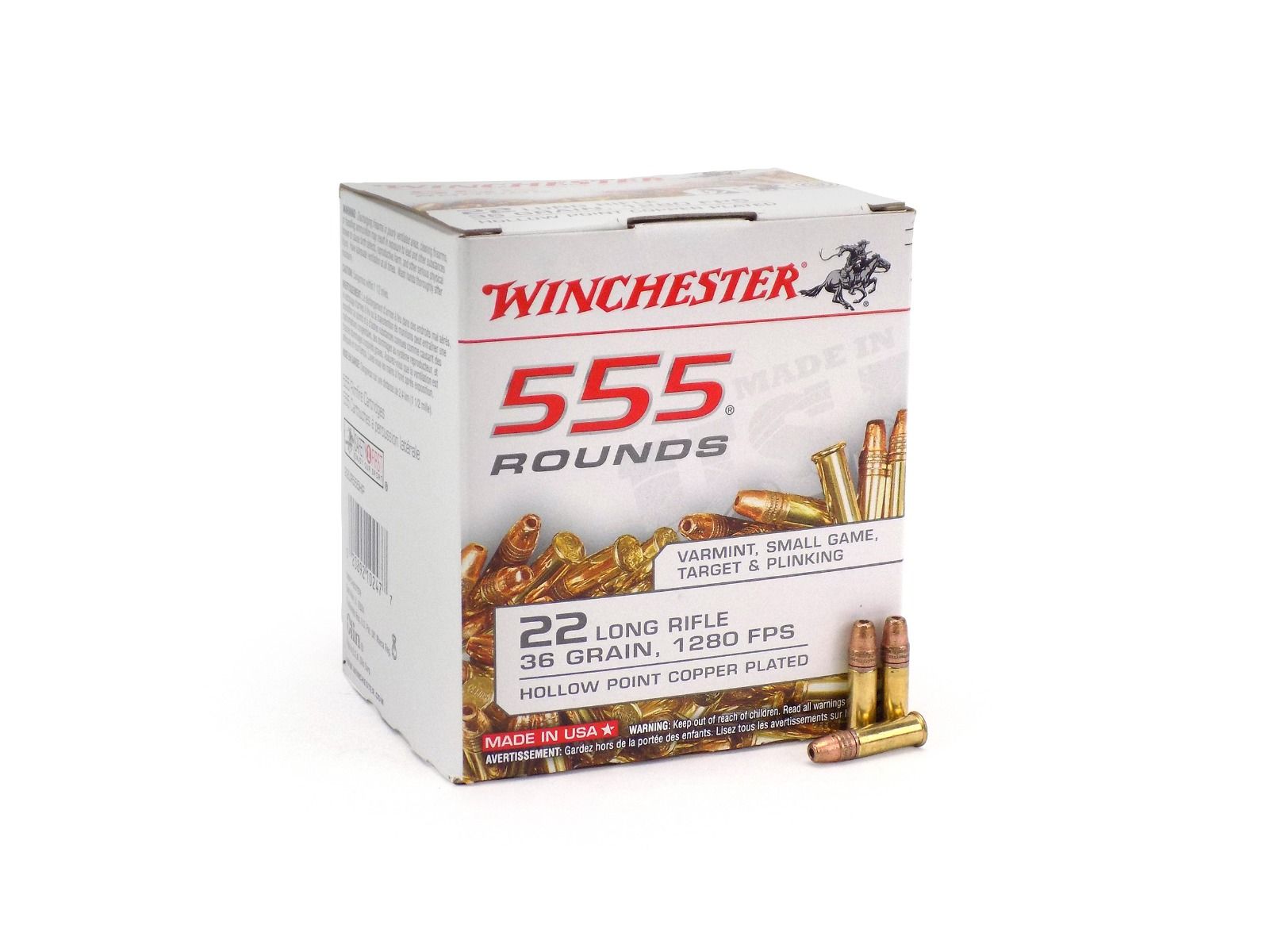 Winchester .22 LR 36 Grain HP