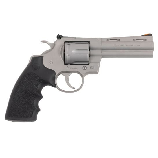 Colt Python 357 Magnum 4.25" 6rd Revolver, Stainless Steel