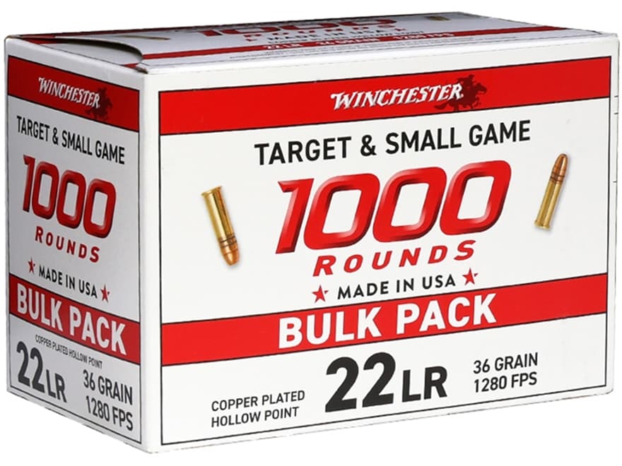 Winchester 22 LR 36 Grain Plated Hollow Point