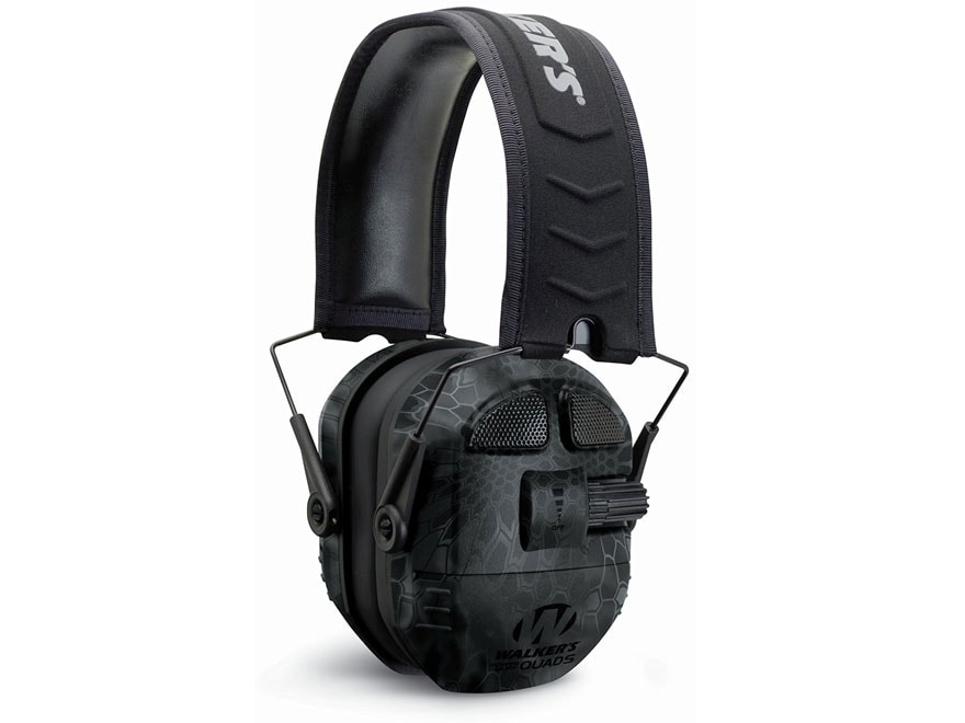 Walker's Alpha Quad 360 Electronic Ear Muffs Kryptek Typhon