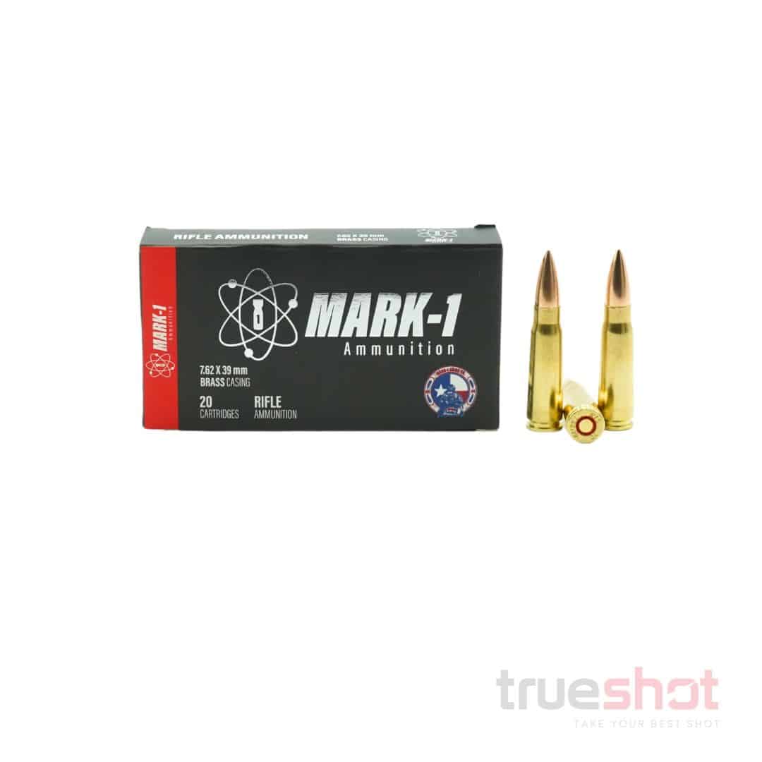 Mark-1 7.62x39mm 124 Grain Fmj Ammo