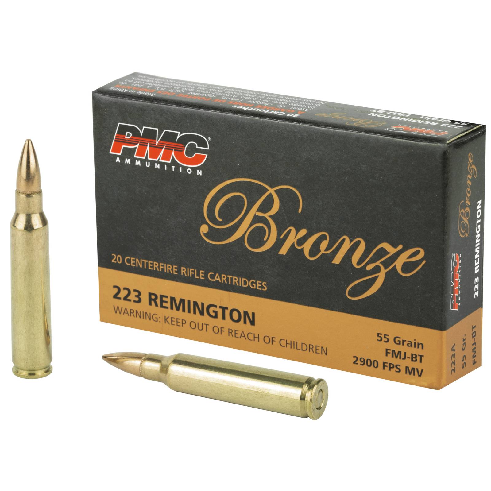 PMC 223A .223 Remington 55gr FMJ-BT