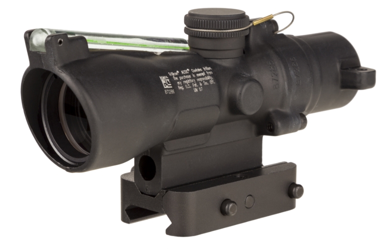 Trijicon Acog 3x24 Riflescope with Green Horseshoe Dot and Q-loc Mount