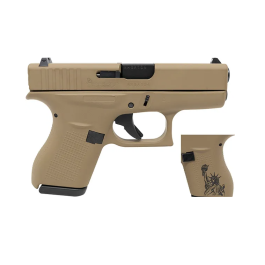 Glock G42 Liberty 3.26" .380acp 6rd Pistol, Barrett Brown