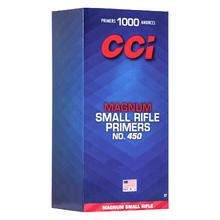 CCI #450 Small Rifle Magnum Primers