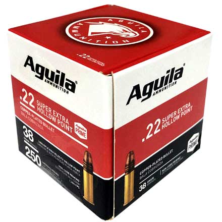 Aguila Super Extra 22 Long Rifle Hollow Point