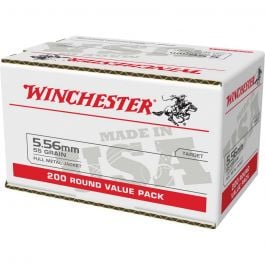Winchester USA 5.56 55 Grain FMJ Ammo