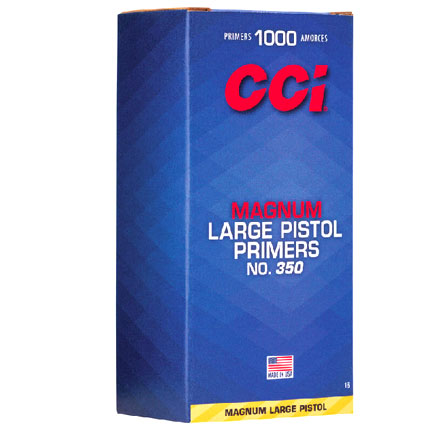 CCI #350 Large Pistol Magnum Primers