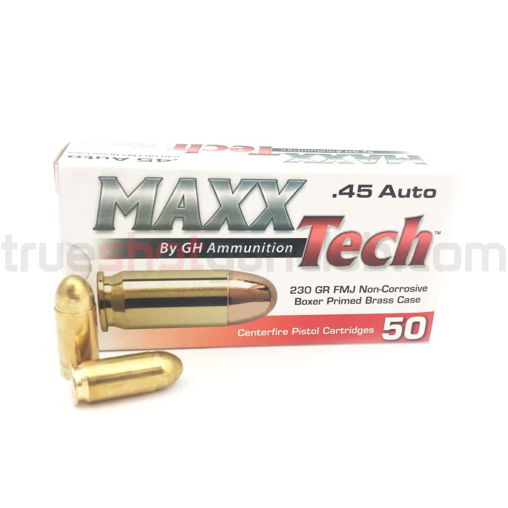 Maxxtech .45 ACP 230 Grain FMJ