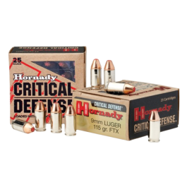 Hornady Critical Defense 9mm 115gr FTX