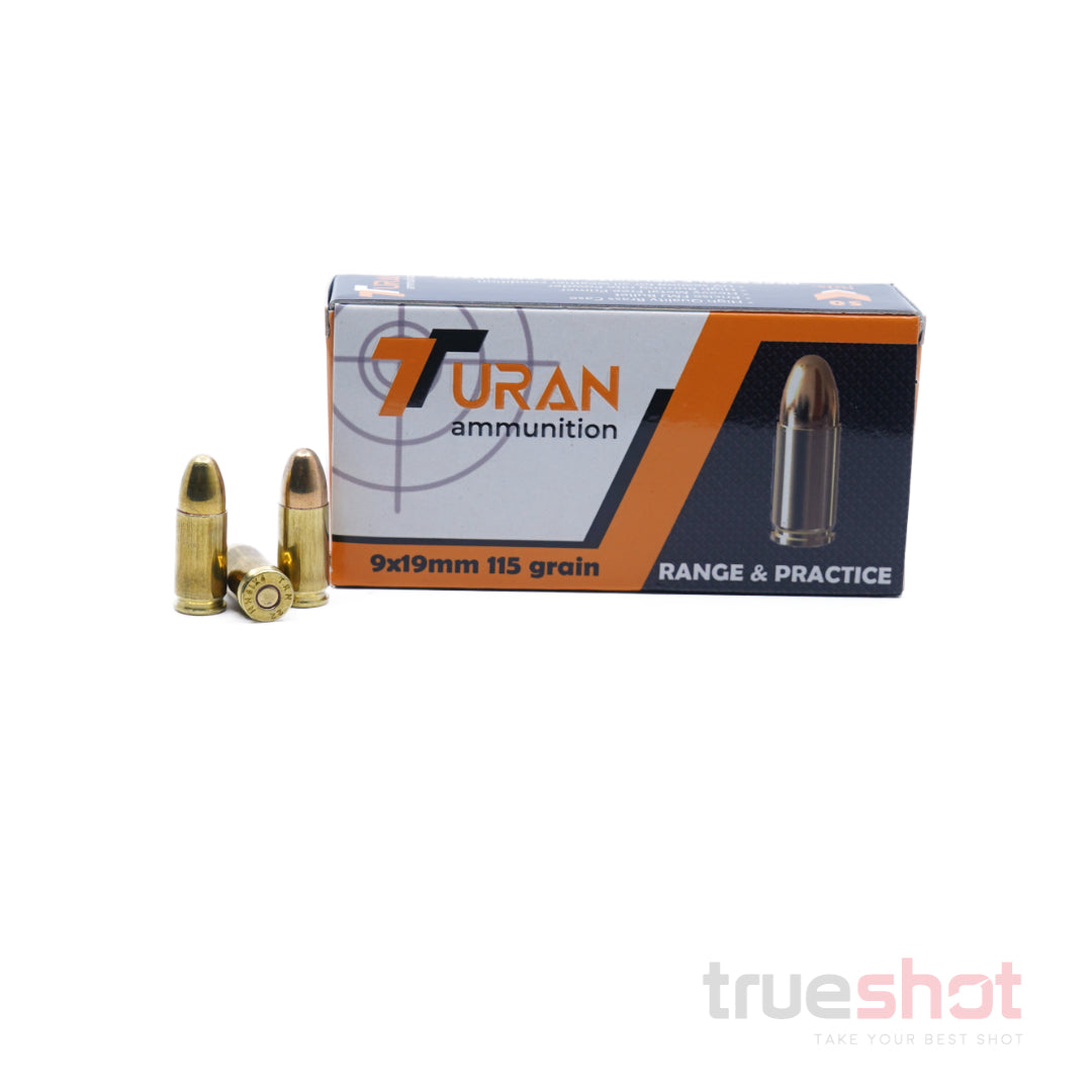 Turan 9mm 115 Grain FMJ