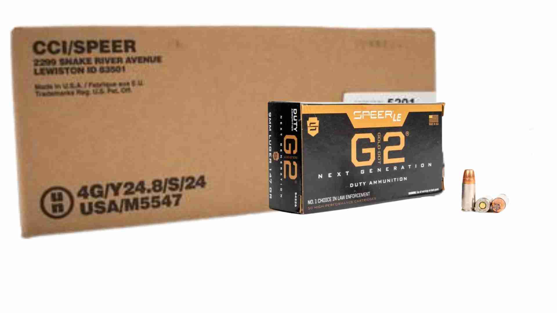 Speer Gold Dot G2 Duty 9mm 147gr