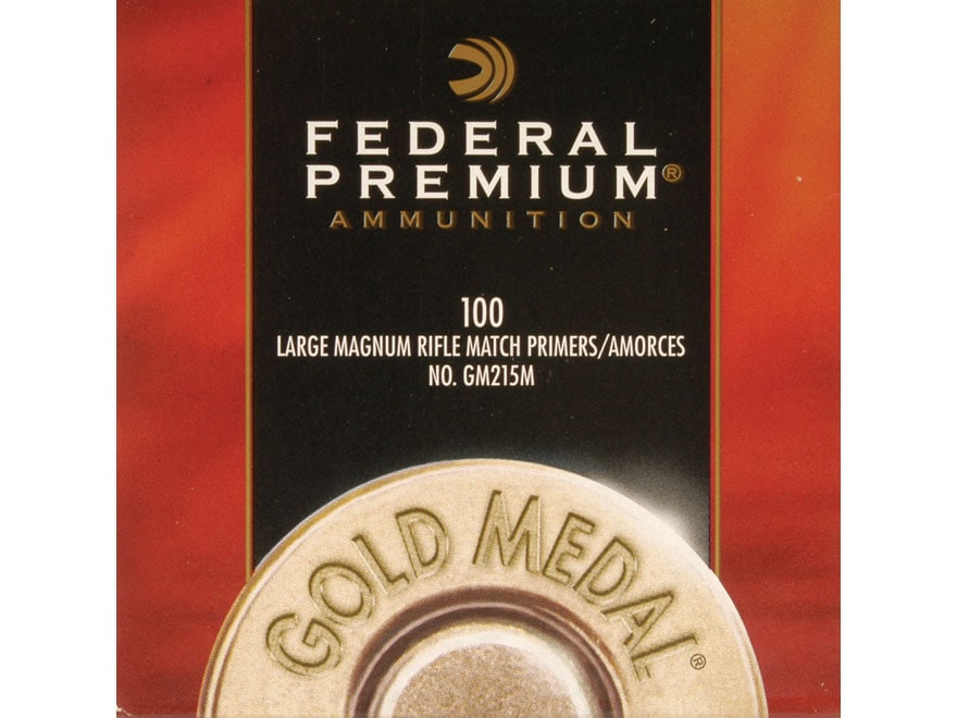 Federal Premium Gold Medal Large Rifle Primers 215M