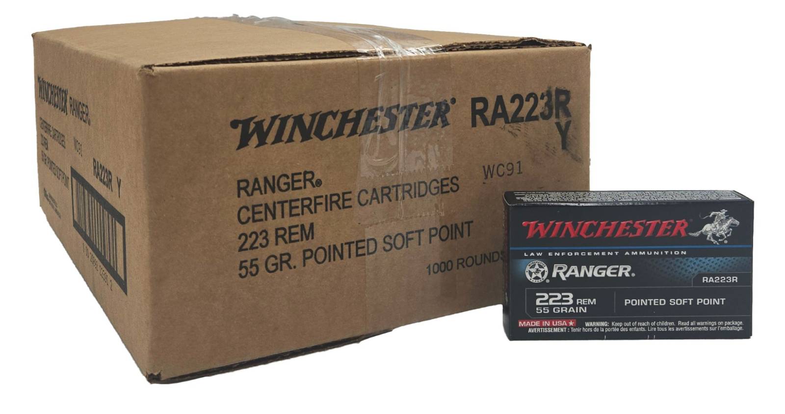 Winchester Ranger 223 Rem 55 Gr PSP