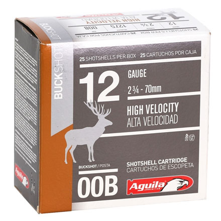 Aguila 12 Gauge 2-3/4" #00 Buckshot