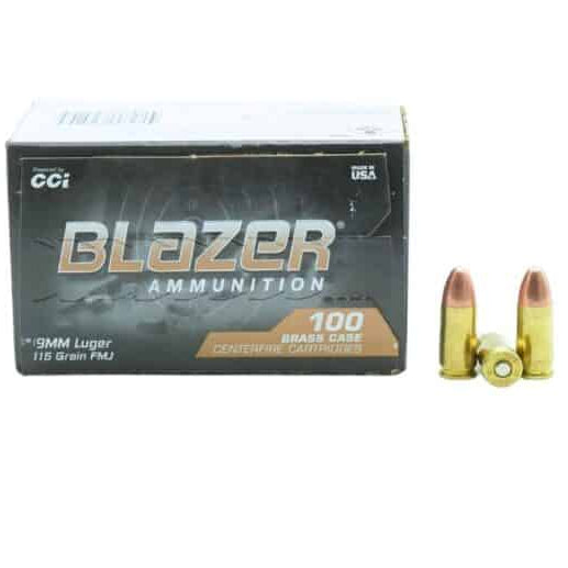 CCI Blazer 9mm 115 Grain FMJ