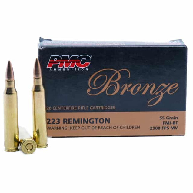 PMC Bronze 223 Rem 55 Grain FMJ