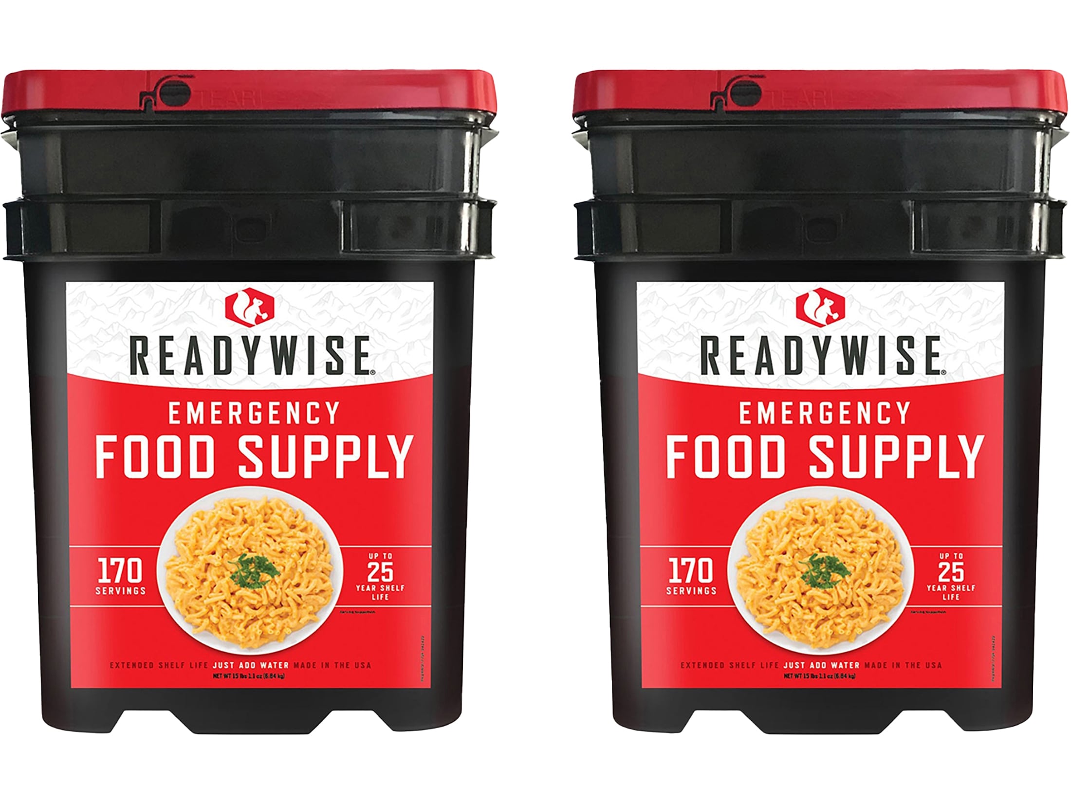 Readywise 170 Serving Freeze Dried Emergency Food Kit Bucket
