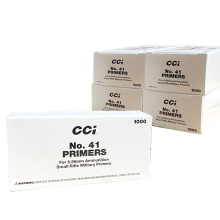 CCI\'s Mil-Spec No. 41/5.56 primer provides the most reliable