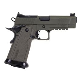 Tisas 1911 Carry Double Stack 4.25\" 9mm ODG 18rd Pistol - 12500903"