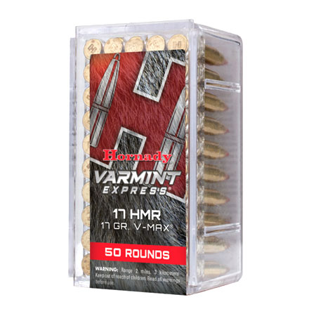 Hornady 17 HMR 17gr V-Max