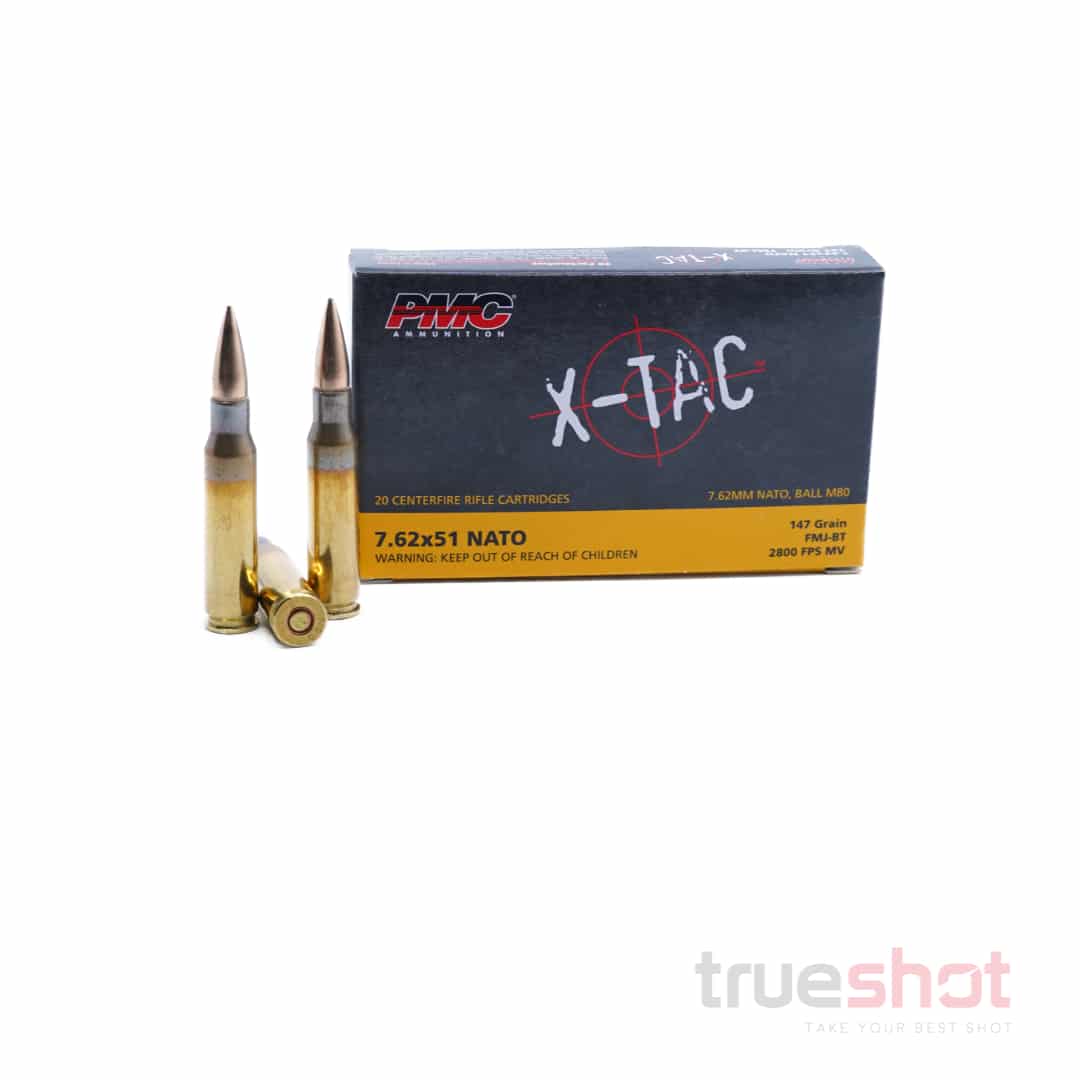 PMC X-TAC 7.62x51 147gr FMJ-BT M80