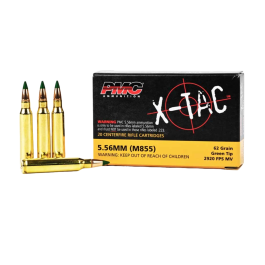 PMC X-Tac 5.56 62gr LAP 20rd
