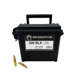 Scorpion Ammunition 300 BLK 147gr FMJ 200rd