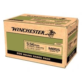 Winchester M855 5.56 62gr FMJ Green Tip 200rd