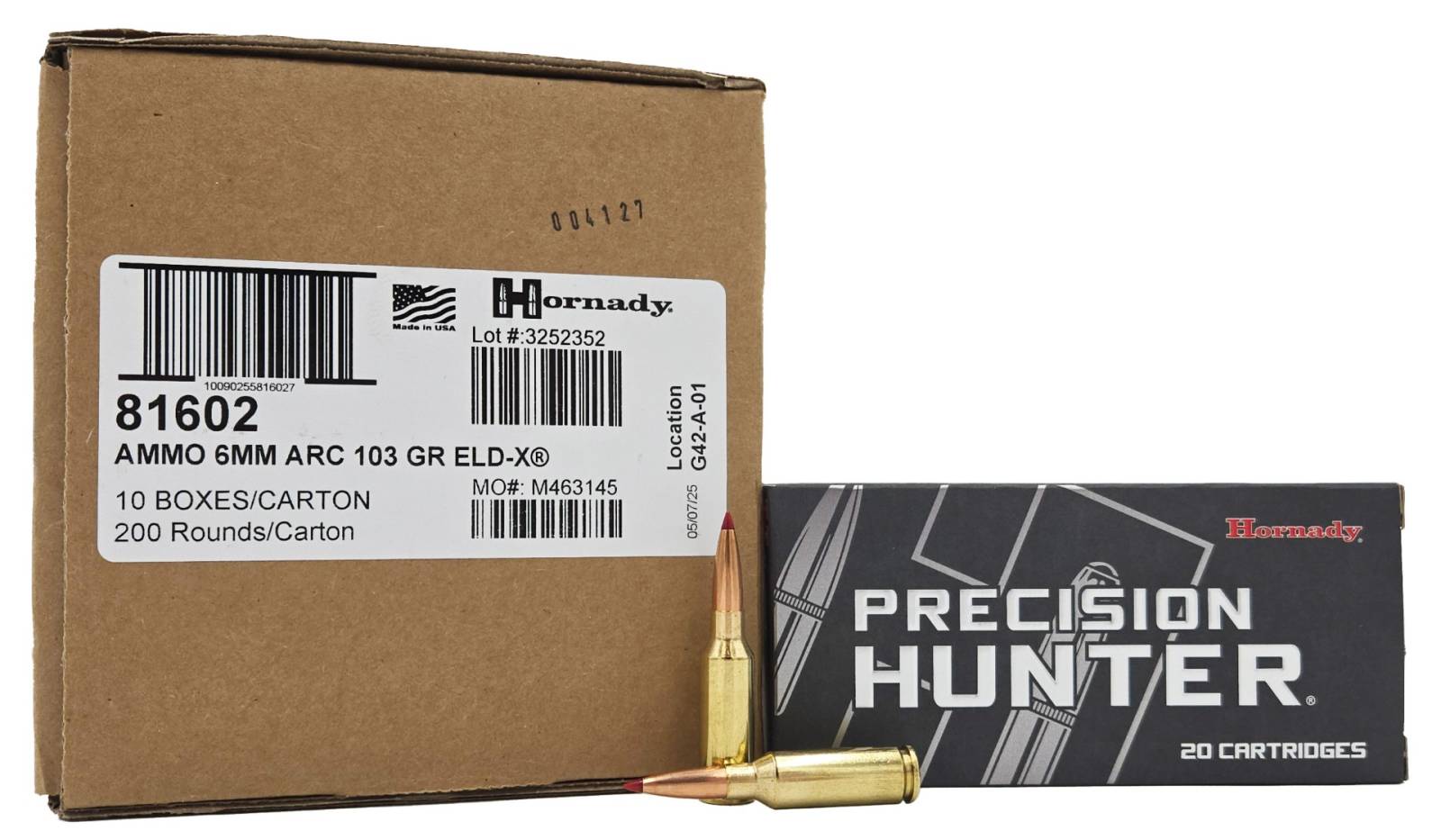 Hornady Precision Hunter 6mm ARC 103gr ELD-X 200rd Case