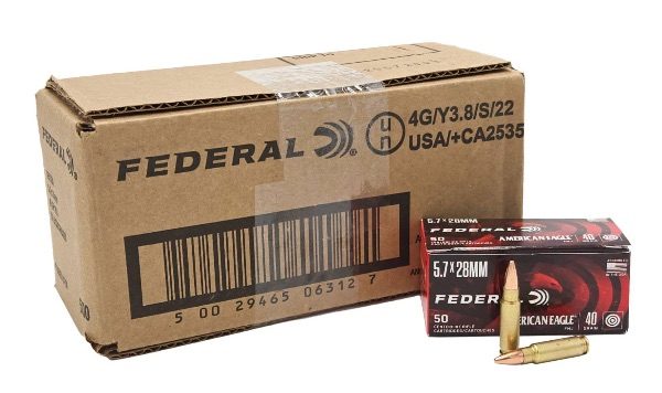 Federal American Eagle 5.7x28mm 40 Gr Ammunition