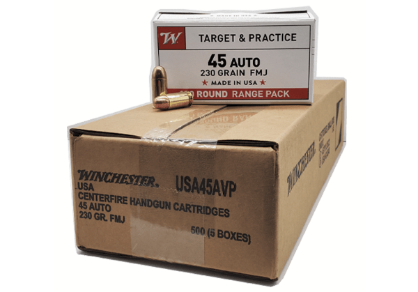 Winchester USA 45 ACP 230 GR Full Metal Jacket Ammo